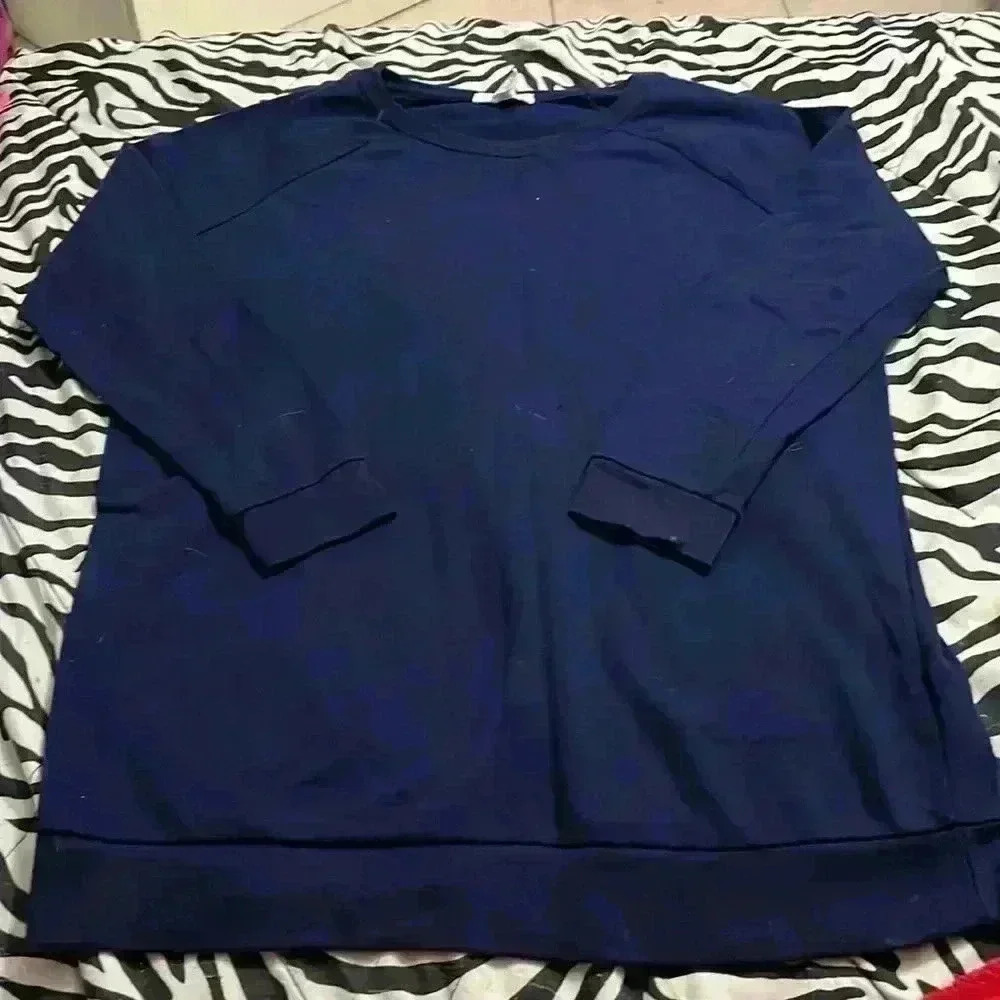 Navy Blue Oversized Sweater